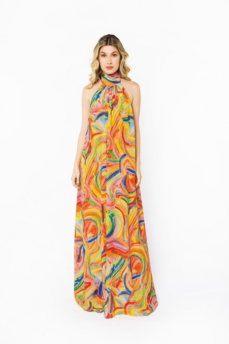 VESTIDO LONGO SATURNO