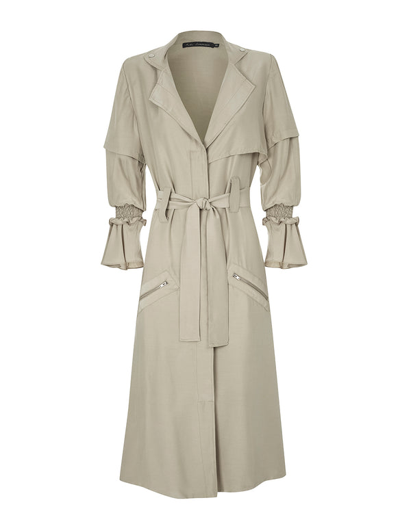 TRENCH COAT DIAMOND NATURAL