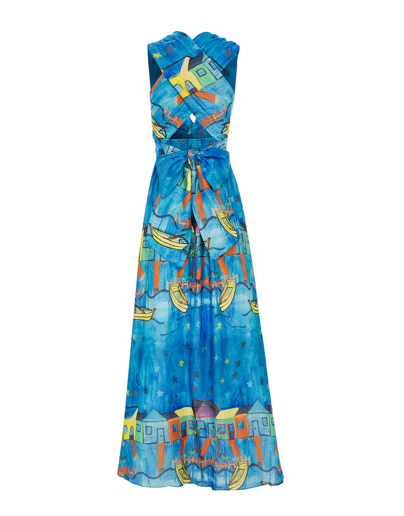 VESTIDO AMÁLIA DE LINHO CARAIVA