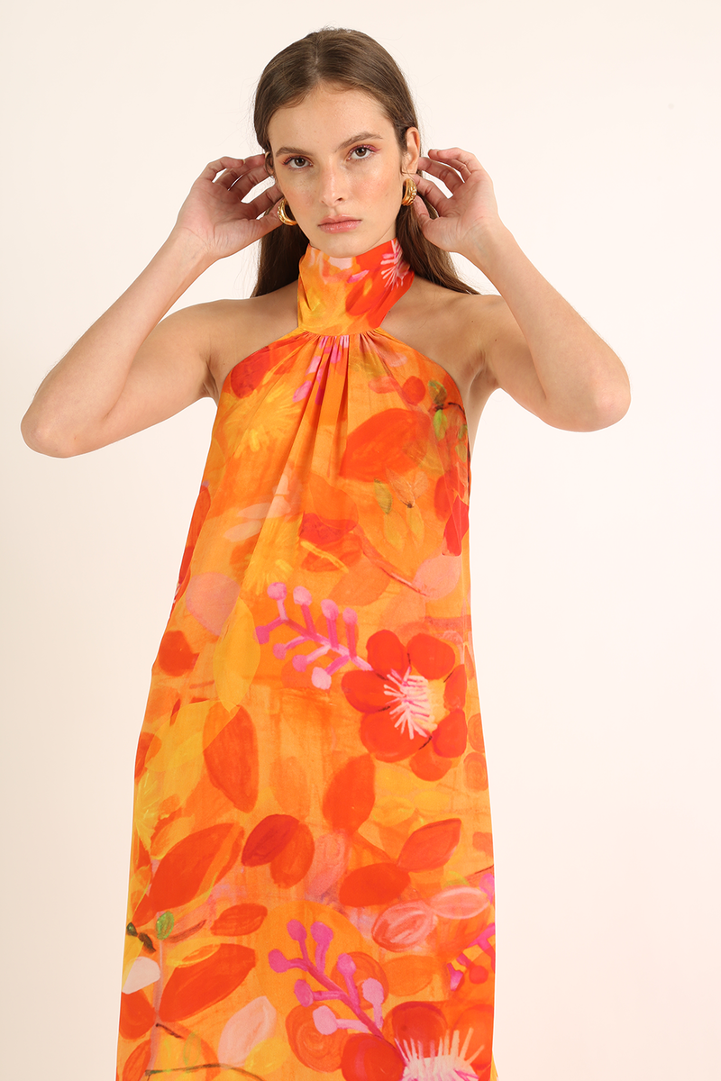 VESTIDO LONGO FRENTE ÚNICA ADAIRÁ