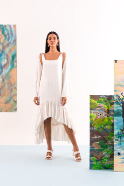VESTIDO MANGAS DULUMINA