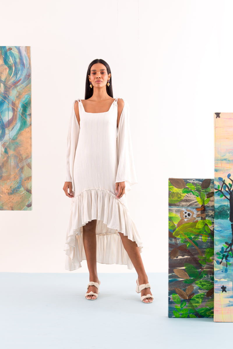 VESTIDO MANGAS DULUMINA