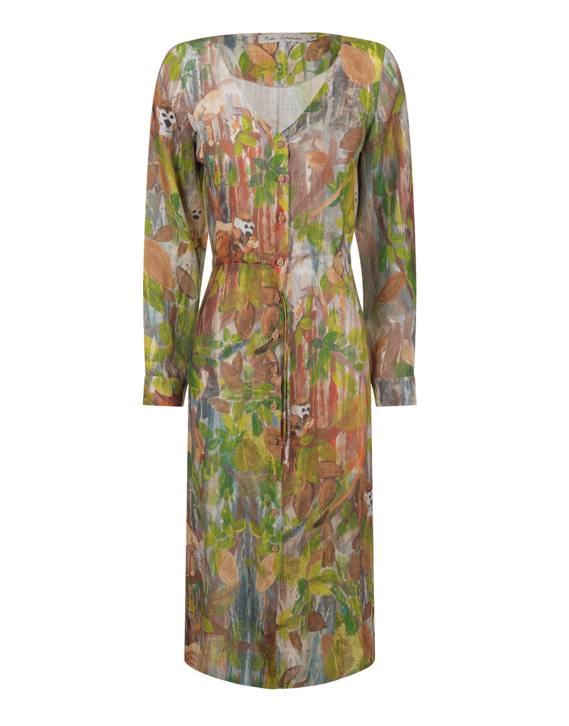 VESTIDO MIDI GUANANDI
