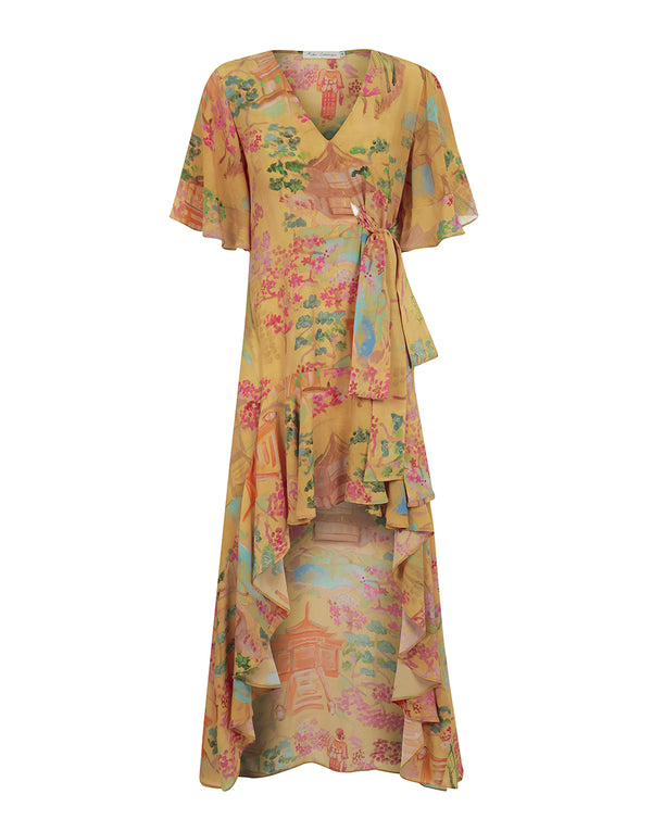 VESTIDO DE SEDA YUZU