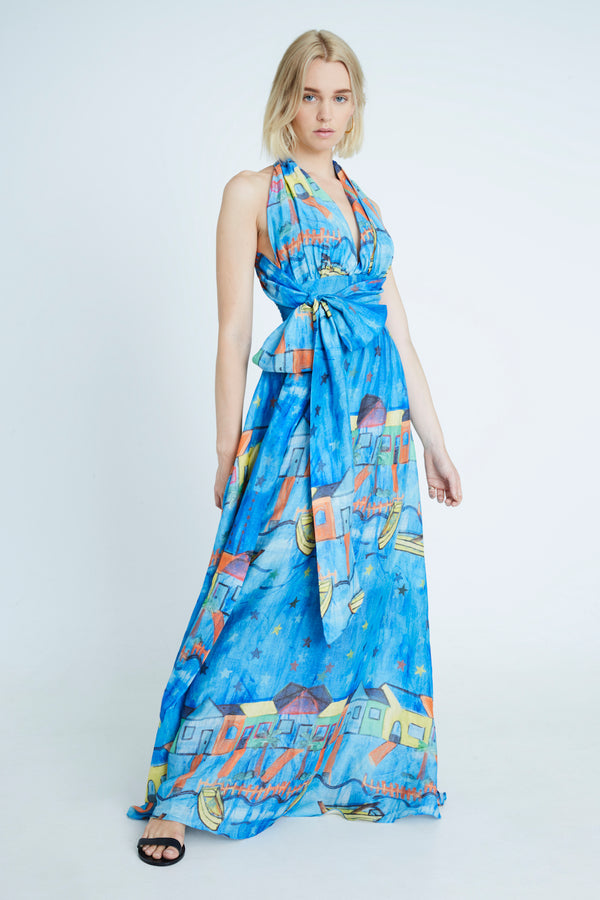 VESTIDO AMÁLIA DE LINHO CARAIVA