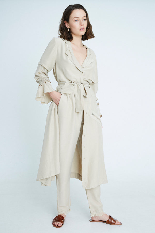TRENCH COAT DIAMOND NATURAL